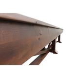 Plank & Hide Lucas Shuffleboard Table with Free Bowling Pin Set