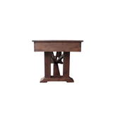 Plank & Hide Lucas Shuffleboard Table with Free Bowling Pin Set