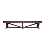 Plank & Hide Lucas Shuffleboard Table with Free Bowling Pin Set