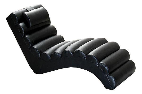 Maxima House Lounger MIAMI Black