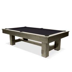 Plank & Hide Monroe Wood Pool Table (Size 8') 878917-12 with Optional Free Accessory Kit