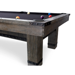 Plank & Hide Morse Wood Pool Table (Size 8') 87007-BWD with Optional Free Accessory Kit