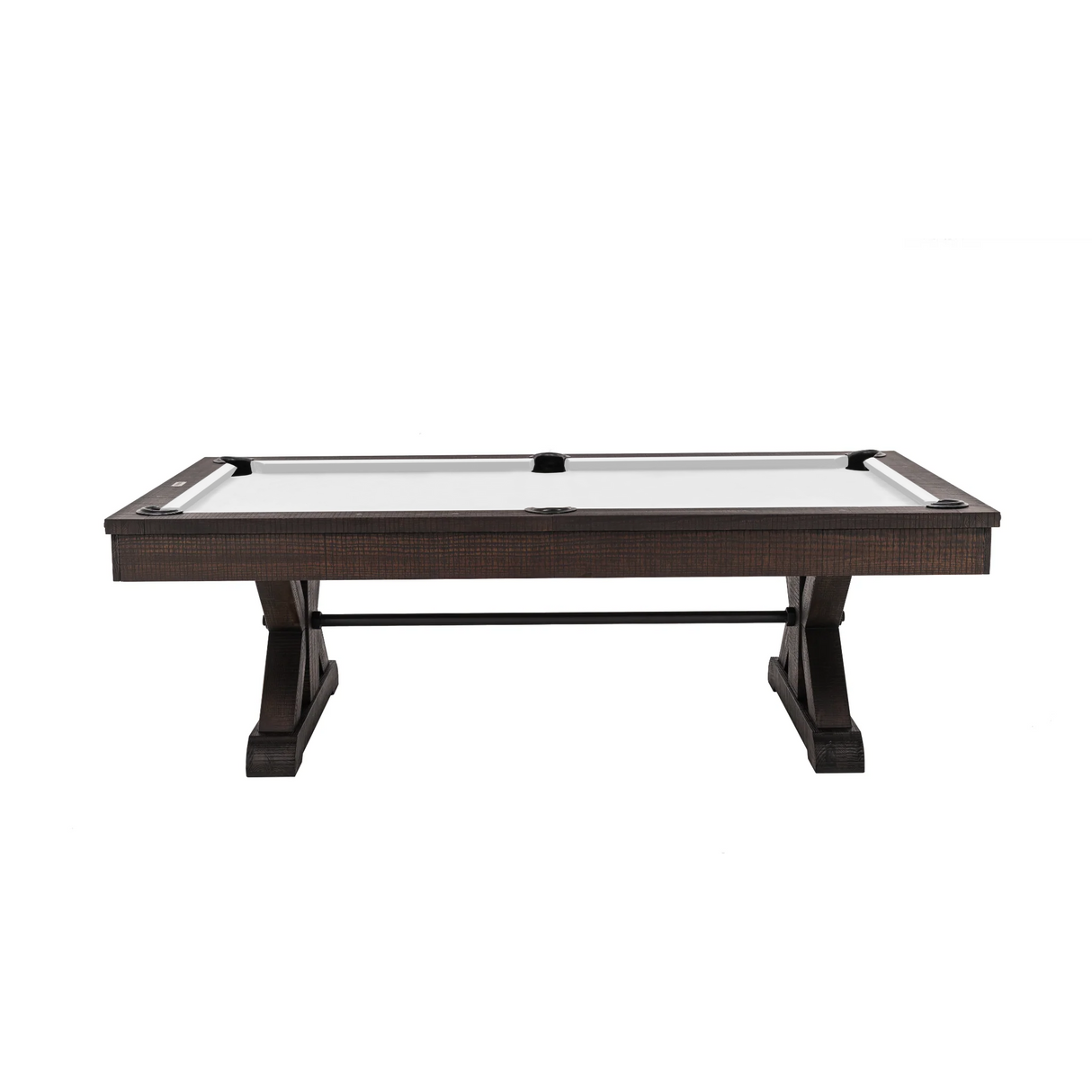 Plank & Hide Otis Wood Pool Table with Free Accessory Kit