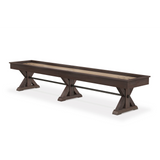 Plank & Hide Otis Shuffleboard Table with Free Bowling Pin Set