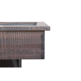 Plank & Hide Otis Shuffleboard Table with Free Bowling Pin Set