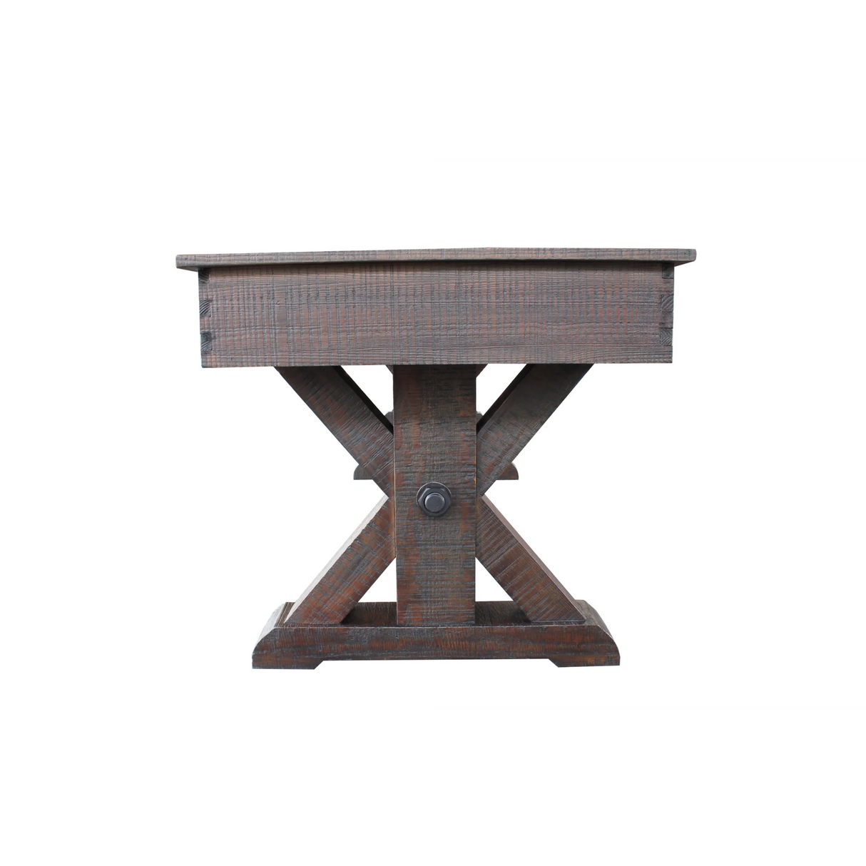 Plank & Hide Otis Shuffleboard Table with Free Bowling Pin Set