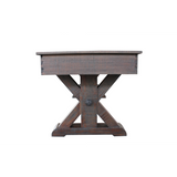 Plank & Hide Otis Shuffleboard Table with Free Bowling Pin Set