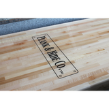 Plank & Hide Otis Shuffleboard Table with Free Bowling Pin Set