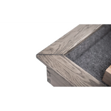 Plank & Hide Otis Shuffleboard Table with Free Bowling Pin Set