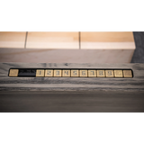 Plank & Hide Otis Shuffleboard Table with Free Bowling Pin Set
