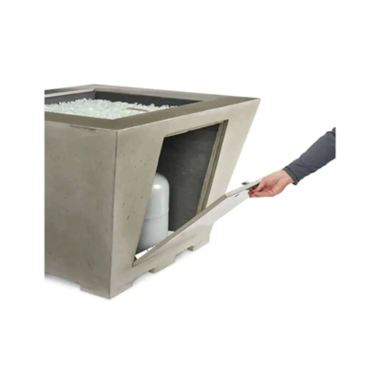 Outdoor Greatroom Square Cove Square Fire Table