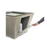 Outdoor Greatroom Square Cove Square Fire Table