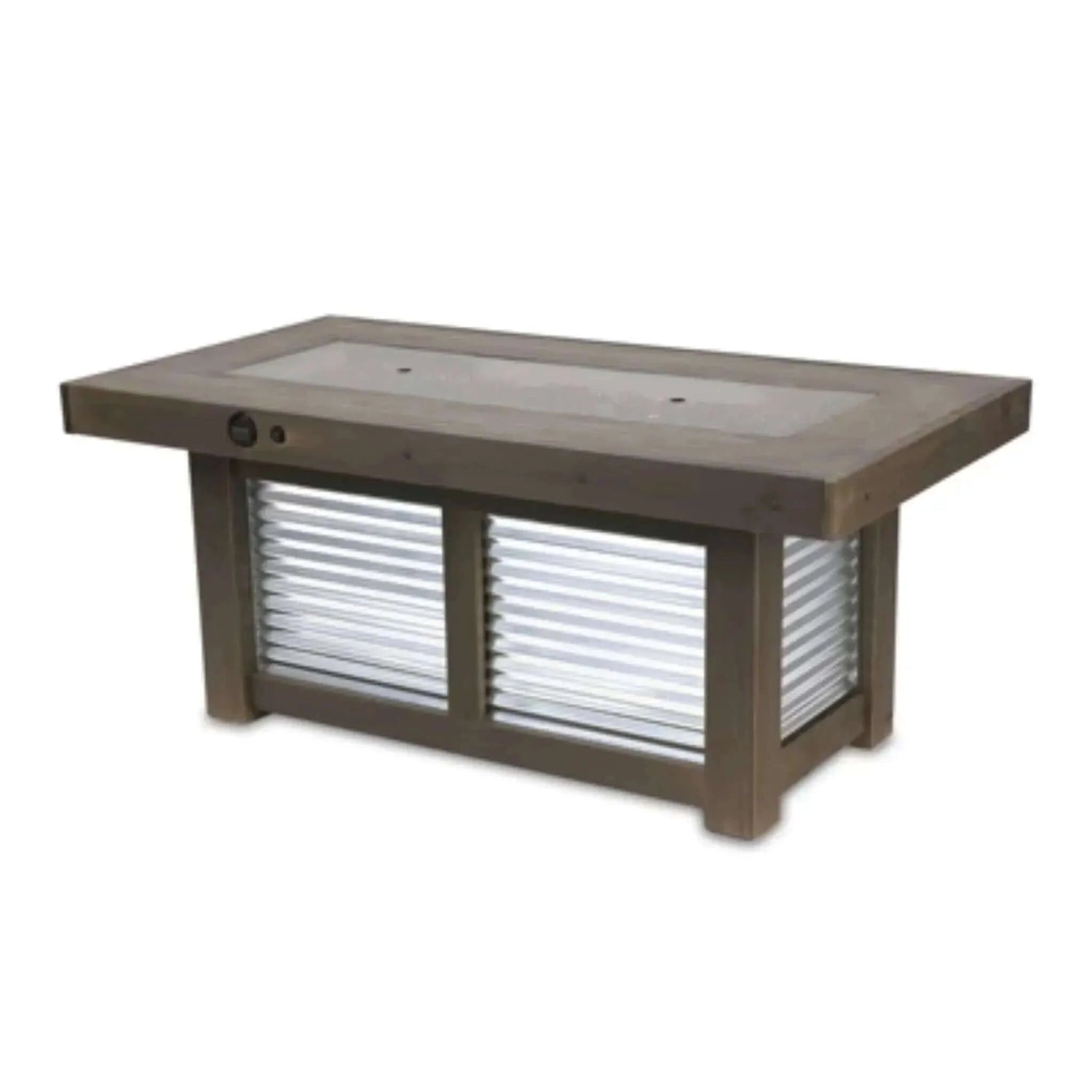 Outdoor Greatroom Denali Brew Linear Fire Table