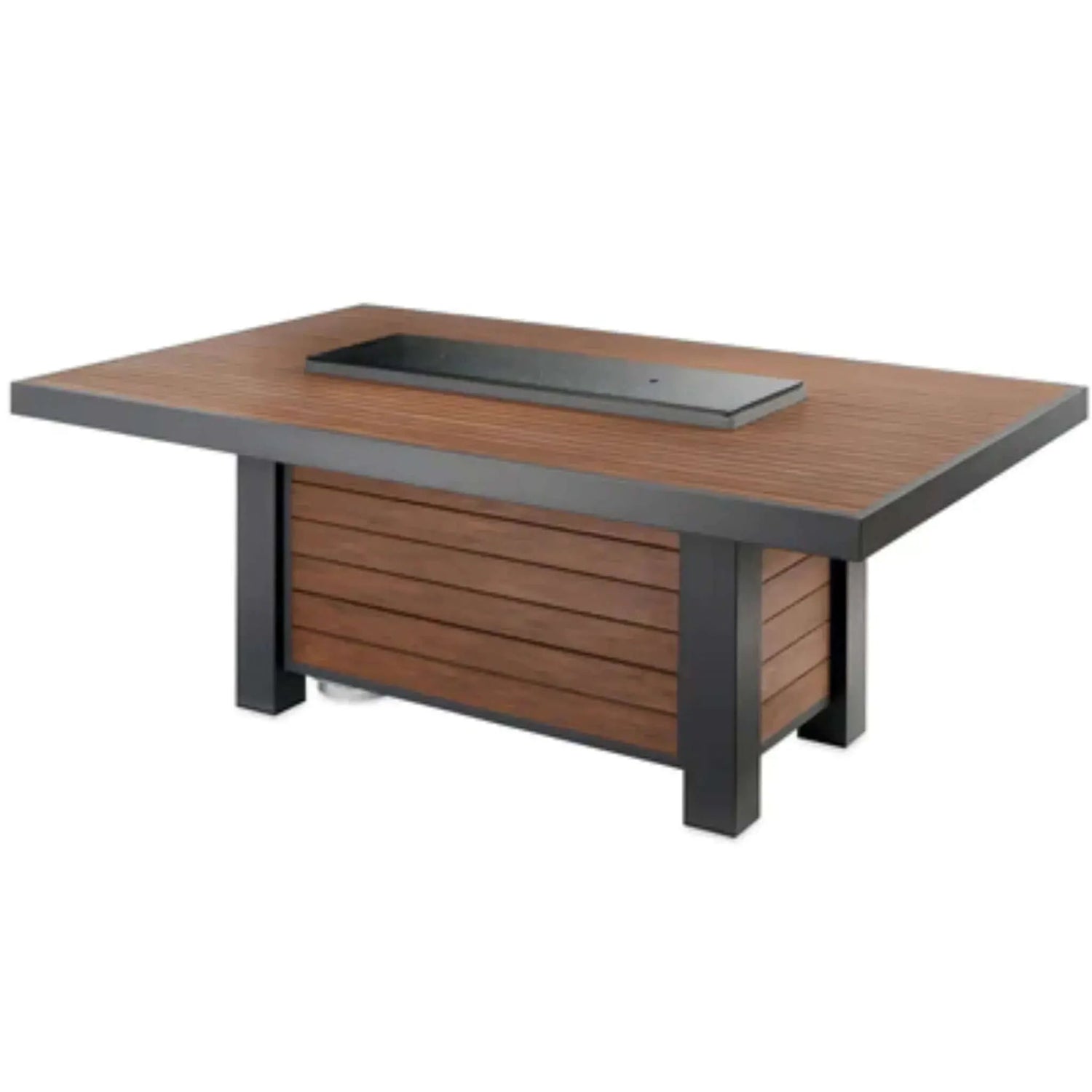 Outdoor Greatroom Kenwood Linear Dining Height Fire Table