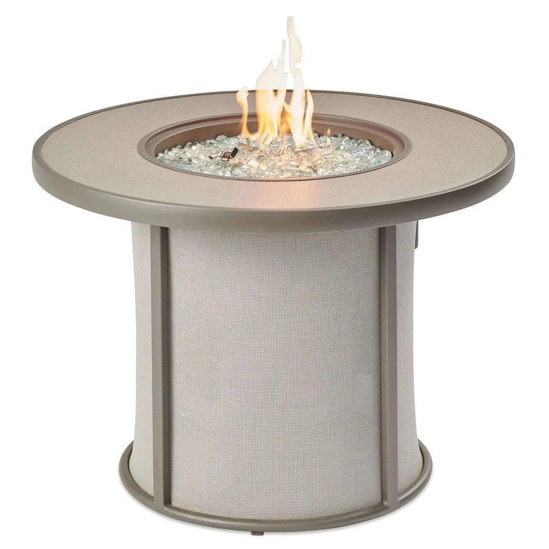 Outdoor Greatroom Stonefire Round Gas Fire Pit Table