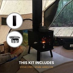 White Duck Outdoors Woodman Stove Kit