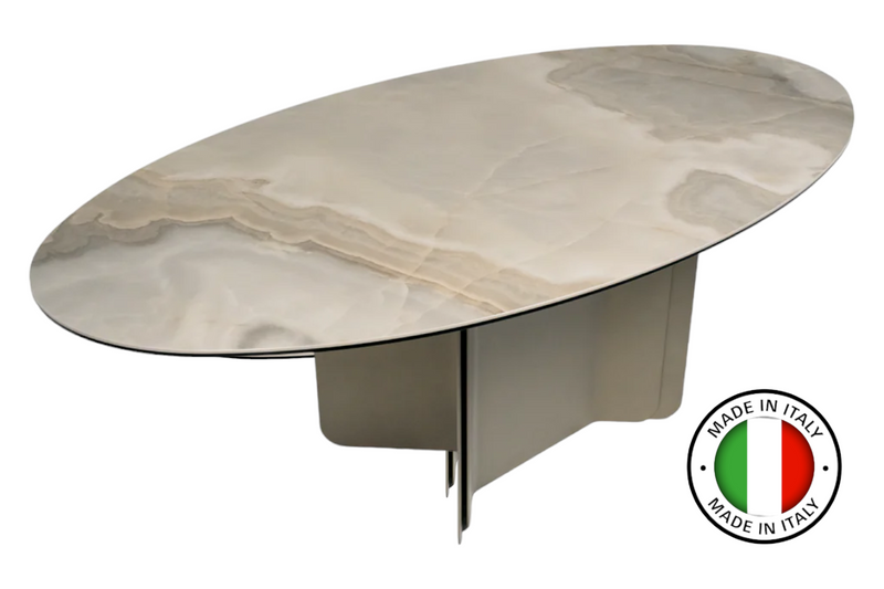 Maxima House Dining Table ALLESANDRO with ceramic top