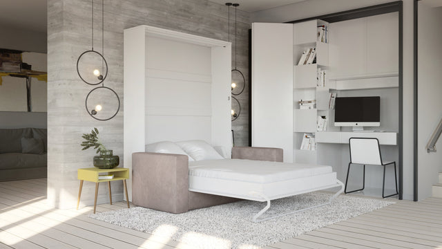 Maxima House Murphy bed Invento European Full XL Vertical with Sofa