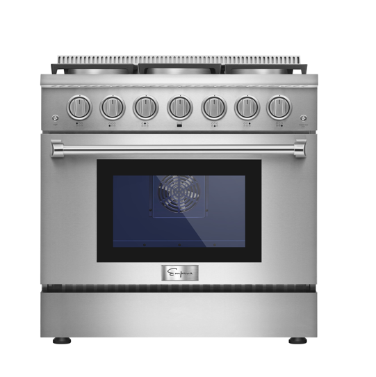 Slide-In Single Oven Gas Range - EMPV-36GR04-1