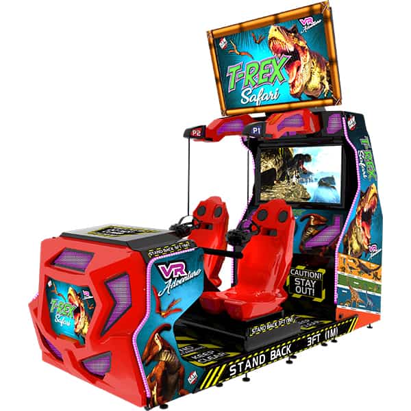 Raw Thrills T-Rex Safari VR Adventure Arcade Game – Hangout Haven