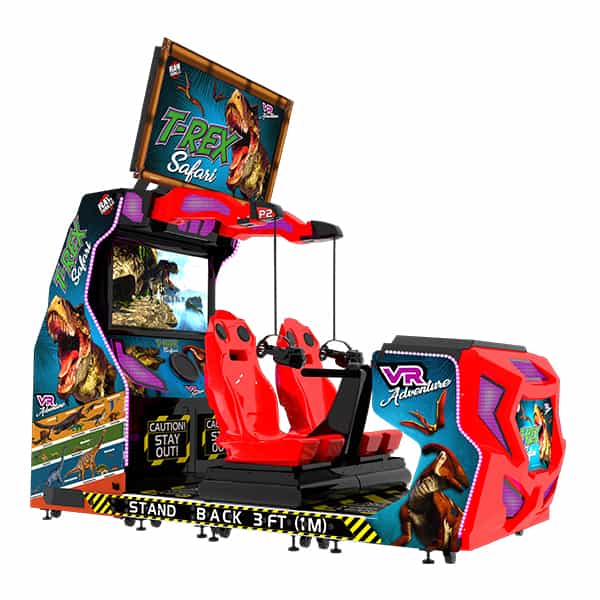 Raw Thrills T-Rex Safari VR Adventure Arcade Game
