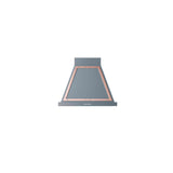 ILVE 30" Nostalgie style wallmounted extractor Range hood in steel or painted steel with frames - UANB30