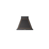 ILVE 30" Nostalgie style wallmounted extractor Range hood in steel or painted steel with frames - UANB30
