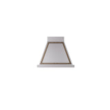ILVE 30" Nostalgie style wallmounted extractor Range hood in steel or painted steel with frames - UANB30