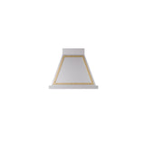 ILVE 30" Nostalgie style wallmounted extractor Range hood in steel or painted steel with frames - UANB30