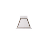 ILVE 30" Nostalgie style wallmounted extractor Range hood in steel or painted steel with frames - UANB30