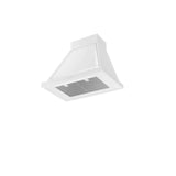 ILVE 30" Nostalgie style wallmounted extractor Range hood in steel or painted steel with frames - UANB30