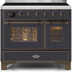 ILVE Majestic 40 Inch All Electric Range Induction UMDI10NS3WHP