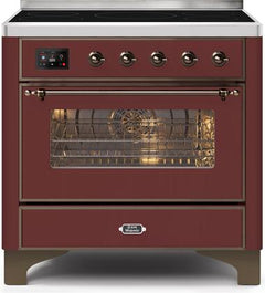 ILVE Majestic 36 Inch All Electric Range Induction UMI09NS3WHP
