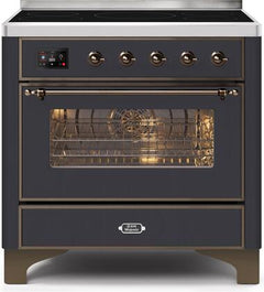 ILVE Majestic 36 Inch All Electric Range Induction UMI09NS3WHP