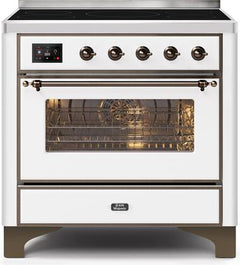 ILVE Majestic 36 Inch All Electric Range Induction UMI09NS3WHP