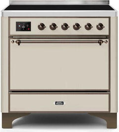 ILVE Majestic 36 Inch All Electric Range Induction UMI09QNS3WHP