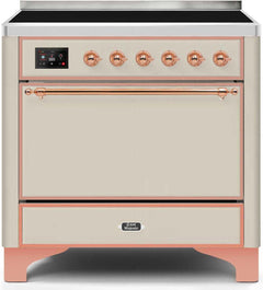 ILVE Majestic 36 Inch All Electric Range Induction UMI09QNS3WHP