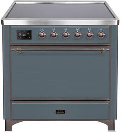 ILVE Majestic 36 Inch All Electric Range Induction UMI09QNS3WHP