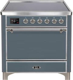 ILVE Majestic 36 Inch All Electric Range Induction UMI09QNS3WHP