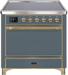 ILVE Majestic 36 Inch All Electric Range Induction UMI09QNS3WHP