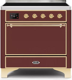 ILVE Majestic 36 Inch All Electric Range Induction UMI09QNS3WHP