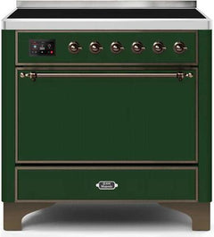 ILVE Majestic 36 Inch All Electric Range Induction UMI09QNS3WHP
