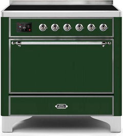 ILVE Majestic 36 Inch All Electric Range Induction UMI09QNS3WHP
