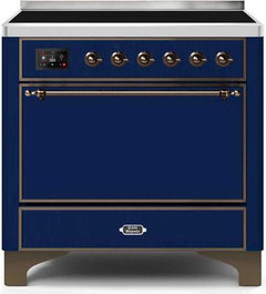 ILVE Majestic 36 Inch All Electric Range Induction UMI09QNS3WHP