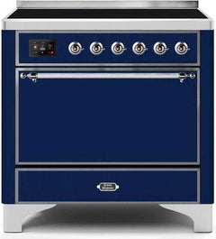 ILVE Majestic 36 Inch All Electric Range Induction UMI09QNS3WHP