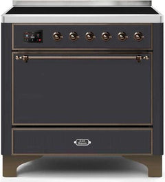 ILVE Majestic 36 Inch All Electric Range Induction UMI09QNS3WHP
