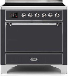 ILVE Majestic 36 Inch All Electric Range Induction UMI09QNS3WHP