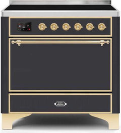 ILVE Majestic 36 Inch All Electric Range Induction UMI09QNS3WHP