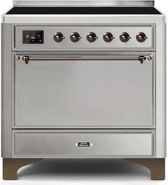 ILVE Majestic 36 Inch All Electric Range Induction UMI09QNS3WHP