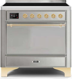 ILVE Majestic 36 Inch All Electric Range Induction UMI09QNS3WHP